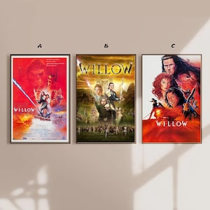 Willow Movie Poster Canvas Poster bedroom art Without frame 8x12''12x18''16x24''24x36''multiple choice