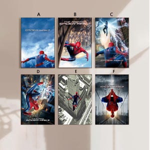 The Amazing Spider-Man 2 2014 Movie Poster Canvas Poster bedroom art Without frame 8x12''12x18''16x24''24x36''multiple choice