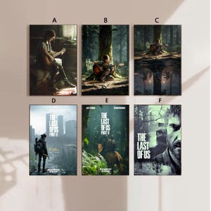 The Last of Us TV-Serie Poster Leinwand Poster Schlafzimmer Kunst Ohne Rahmen 8x12 ''12x18''16x24''24x36 ''mehrere Wahl