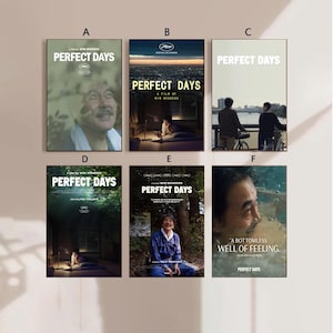Perfect Days Movie Poster Canvas Poster bedroom art Without frame 8x12&#39;&#39;12x18&#39;&#39;16x24&#39;&#39;24x36&#39;&#39;multiple choice