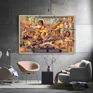 Kung Fu Hustle 2004 Poster Leinwanddruck Schlafzimmerkunst Ohne Rahmen 12x18&#39;&#39;16x24&#39;&#39;24x36&#39;&#39;mehrere Wahl