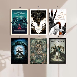 Pan&#39;s Labyrinth Movie Poster Canvas Poster bedroom art Without frame 8x12&#39;&#39;12x18&#39;&#39;16x24&#39;&#39;24x36&#39;&#39;multiple choice
