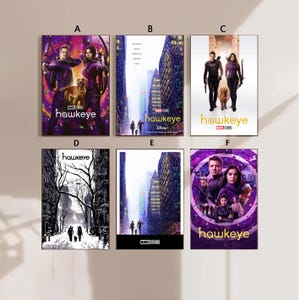 Hawkeye Movie Poster Canvas Poster bedroom art Without frame 8x12&#39;&#39;12x18&#39;&#39;16x24&#39;&#39;24x36&#39;&#39;multiple choice