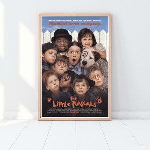 Lottle Rascal Frame The Little Rascals 1994 Classic Movie Film Movie Poster Canvas Poster ...