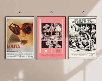 LOLITA Movie Poster Canvas Poster bedroom art Without frame 8x12''12x18''16x24''24x36''multiple choice
