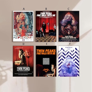 Twin Peaks Fire Walk with me Movie Poster Canvas Poster bedroom art Without frame 8x12&#39;&#39;12x18&#39;&#39;16x24&#39;&#39;24x36&#39;&#39;multiple choice