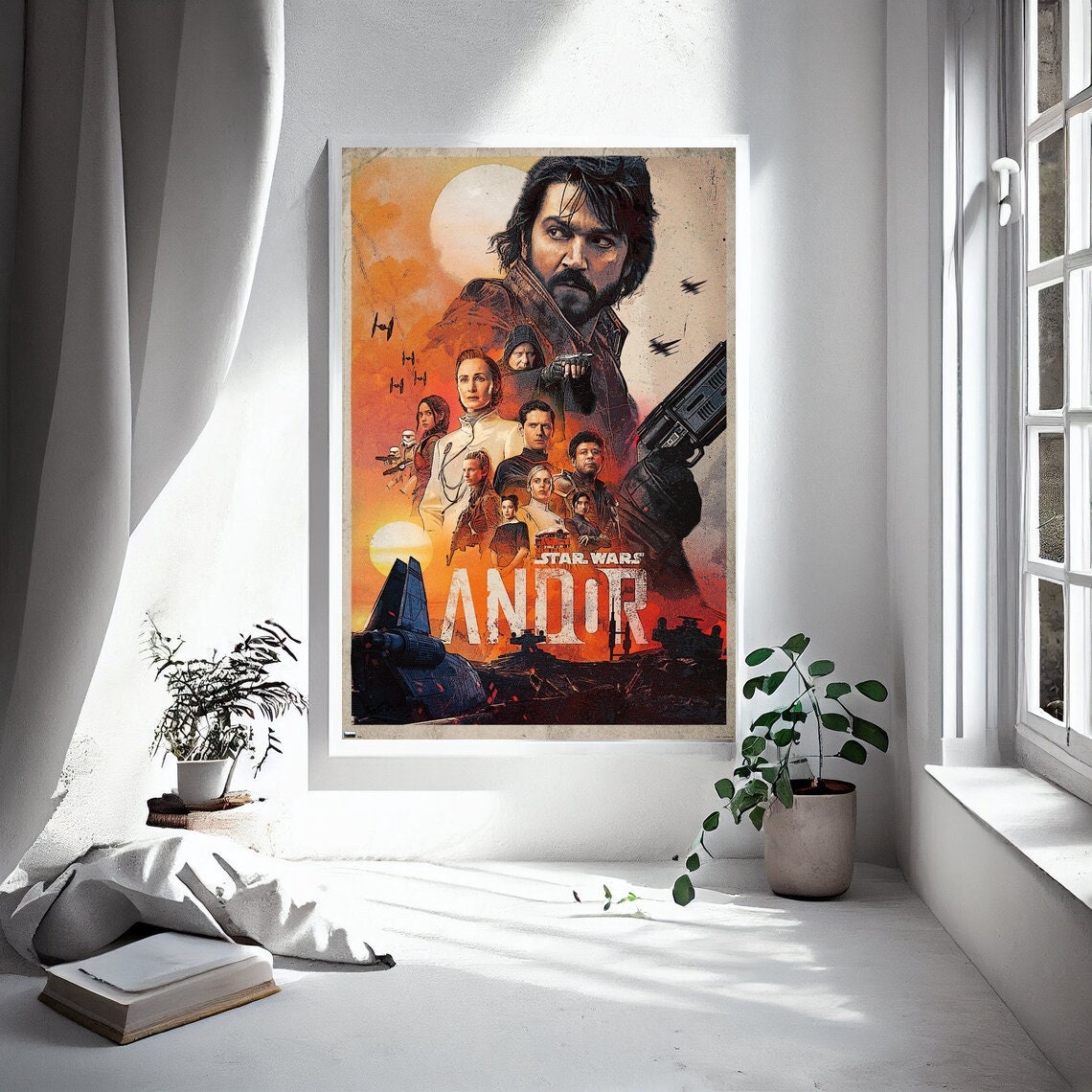 Andor Film Movie Poster Canvas Poster Bedroom Art Without Frame 8x12 ...