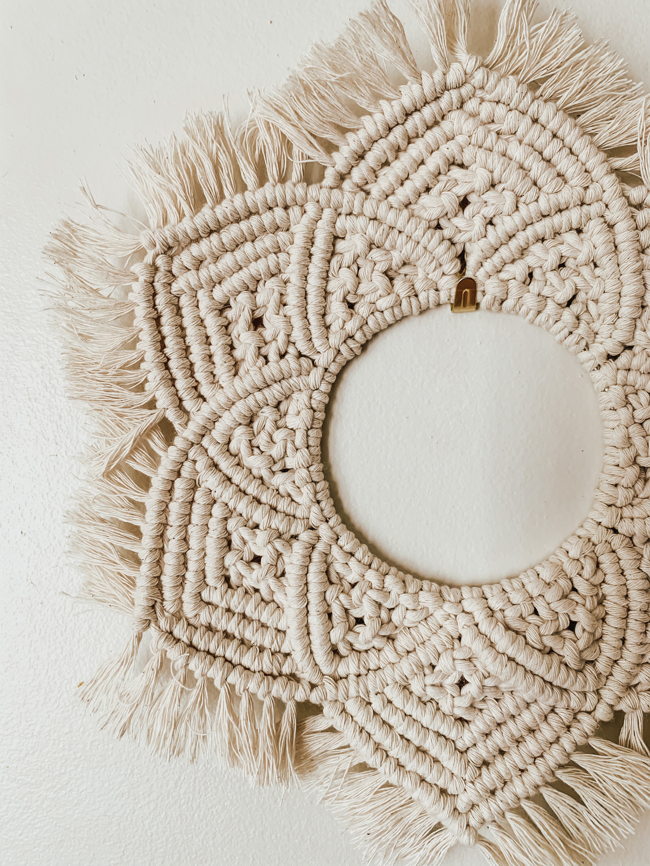 Mandala Flower Wall Hanging / Macrame Mandala Wall Hanging / Etsy