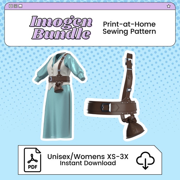 Imogen Costume Bundle PDF Cosplay Pattern | Critical Role Inspired