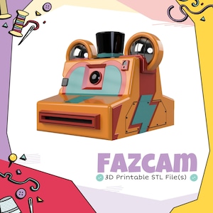 Fazcam Cosplay Impresión 3D STL (Descarga digital)