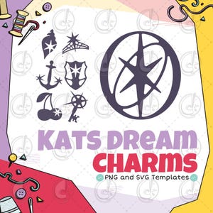 Sjabloon Kats Dream-bedel en logo (digitale download)
