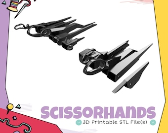 Scissorhands Fingers Cosplay 3D Print STL (Digital Download)