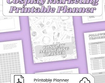 Cosplay Marketing Planner for Social Media