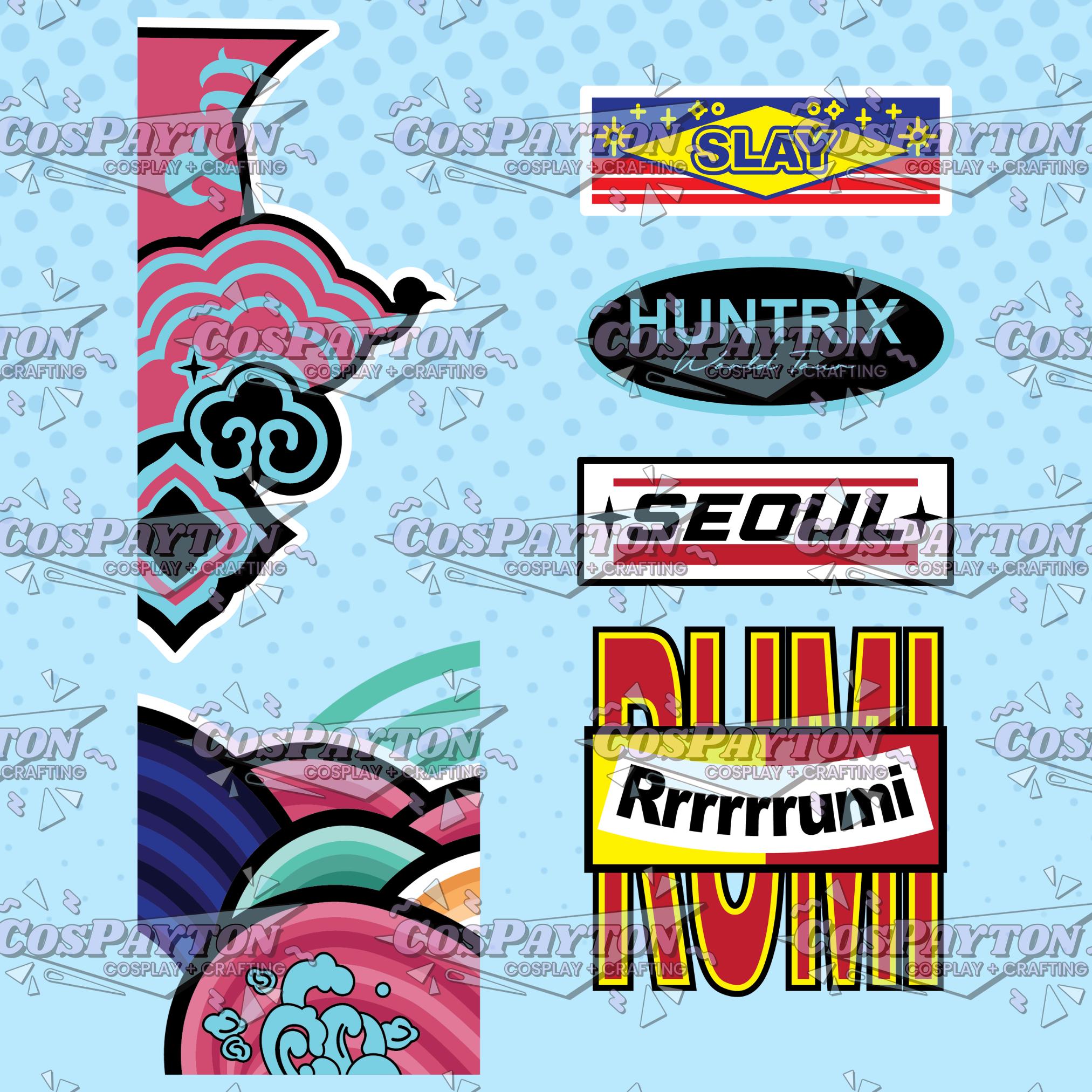 Plantilla de cosplay de parches de chaqueta \, image size:2025x2025