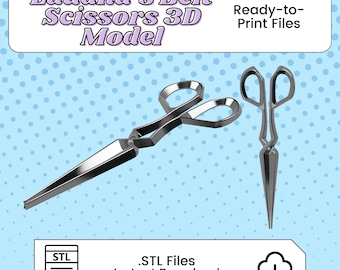 Laudna&#39;s Scissors 3D Print File Inspired by Critical Role | STL for Cosplay