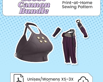 Patrón de cosplay en PDF de Jinx/Loose Cannon / Patrón de disfraz imprimible de inspiración arcana