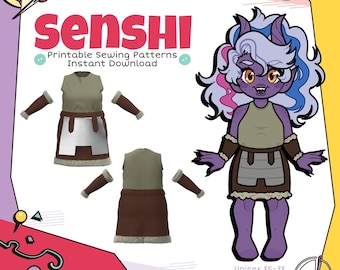 Senshi Cosplay Sewing Pattern Bundle (Digital Download)