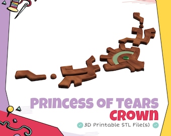 Princess of Tears Cosplay 3D Print STL (Digital Download)