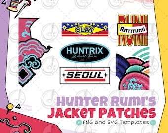 Hunter Rumi Jacket Patches Cosplay Template (Digital Download)
