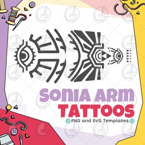 Queen Sonia Arm Tattoos Cosplay Template (Digital Download)