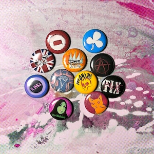 Hobie/Spiderpunk Jacket Buttons for Cosplay | Spider Cosplay Set