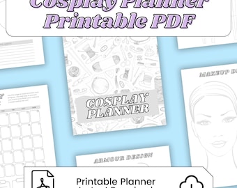 Cosplay Planner for Armour, Wigs, and Costumes