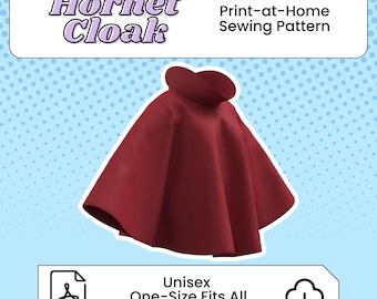 Hornet Cloak PDF Cosplay Pattern | Silksong/Hollow Knight Inspired Printable Costume Pattern
