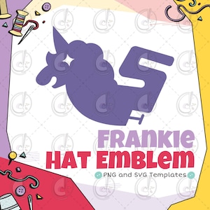 Plantilla de cosplay del emblema de Frankie "Unicornio" Ginebra (Descarga digital)