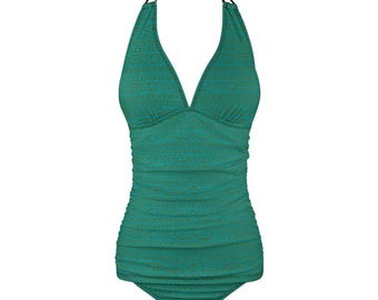 2-Piece Women's Halter Tankini