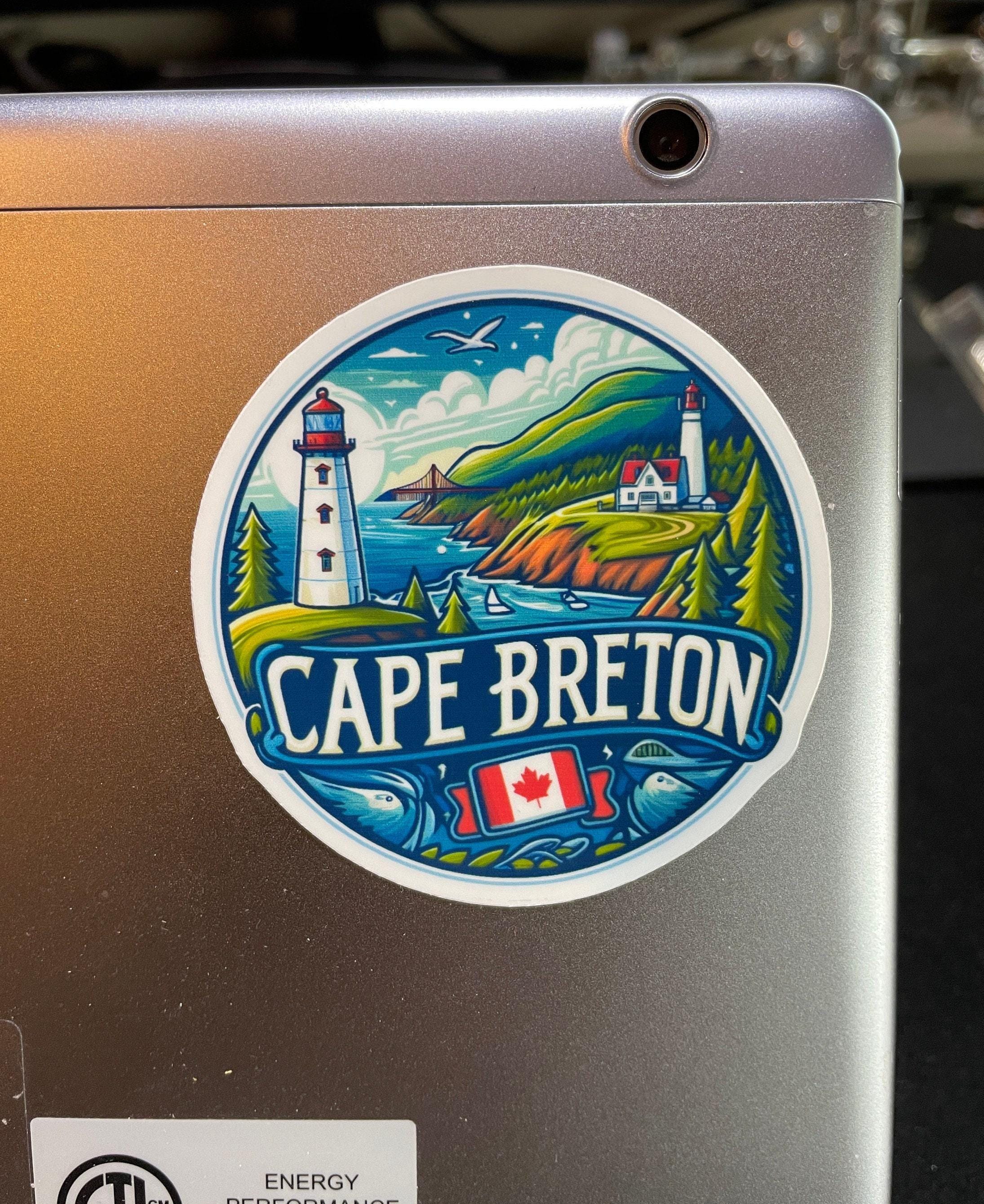 Cape Breton,nova Scotia, Stickers, Weatherproof Sticker, Travel Journal ...