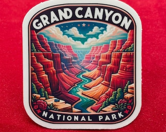 Grand Canyon Aufkleber, wetterfestes Vinyl, Reise-Souvenir