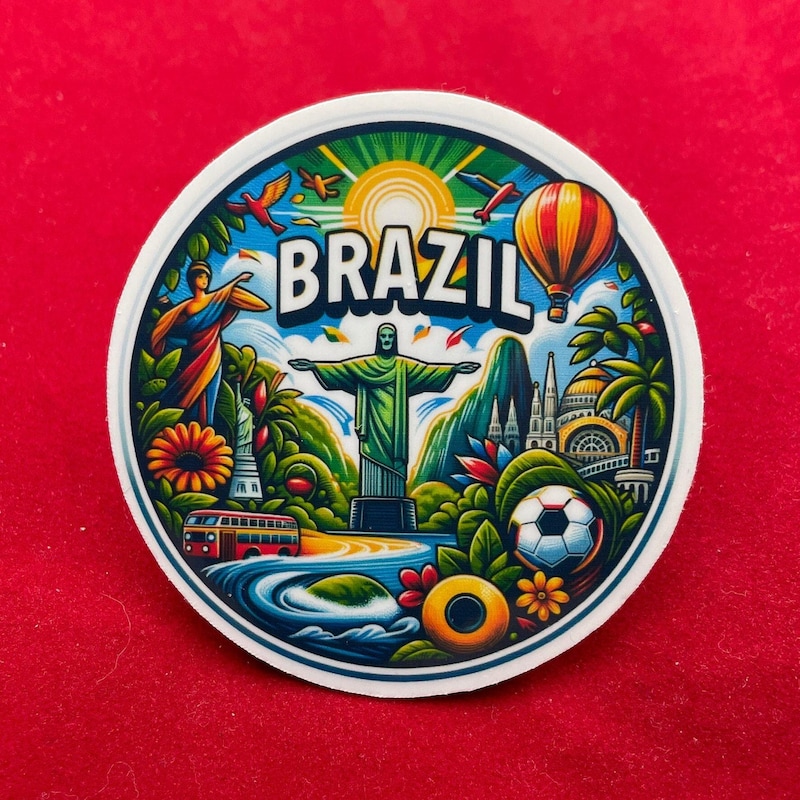 Brazil Stickers - Etsy