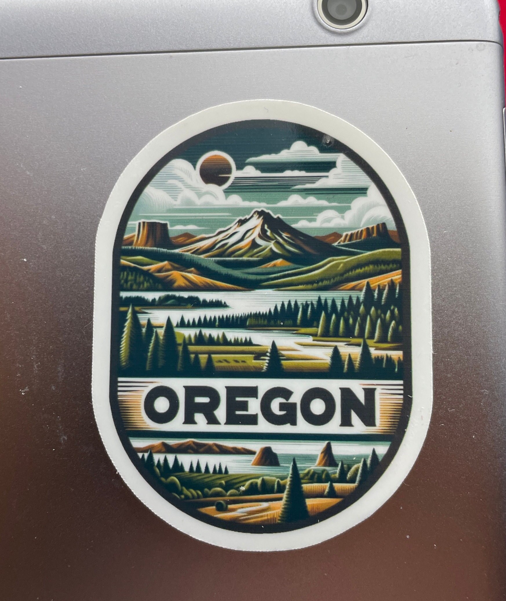 Oregon, Stickers, Weatherproof Sticker, Travel Journal, Suitcase ...