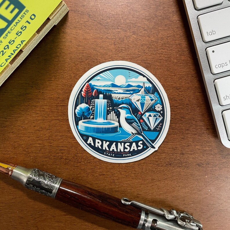 Arkansas Native Sticker Arkansas, Stickers, Weatherproof Sticker, Travel Journal, Suitcase ...