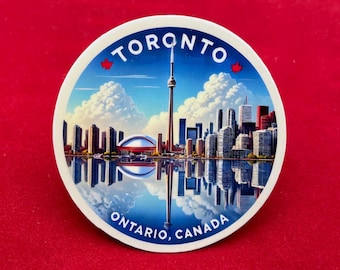 Toronto Skyline Weatherproof Travel Sticker