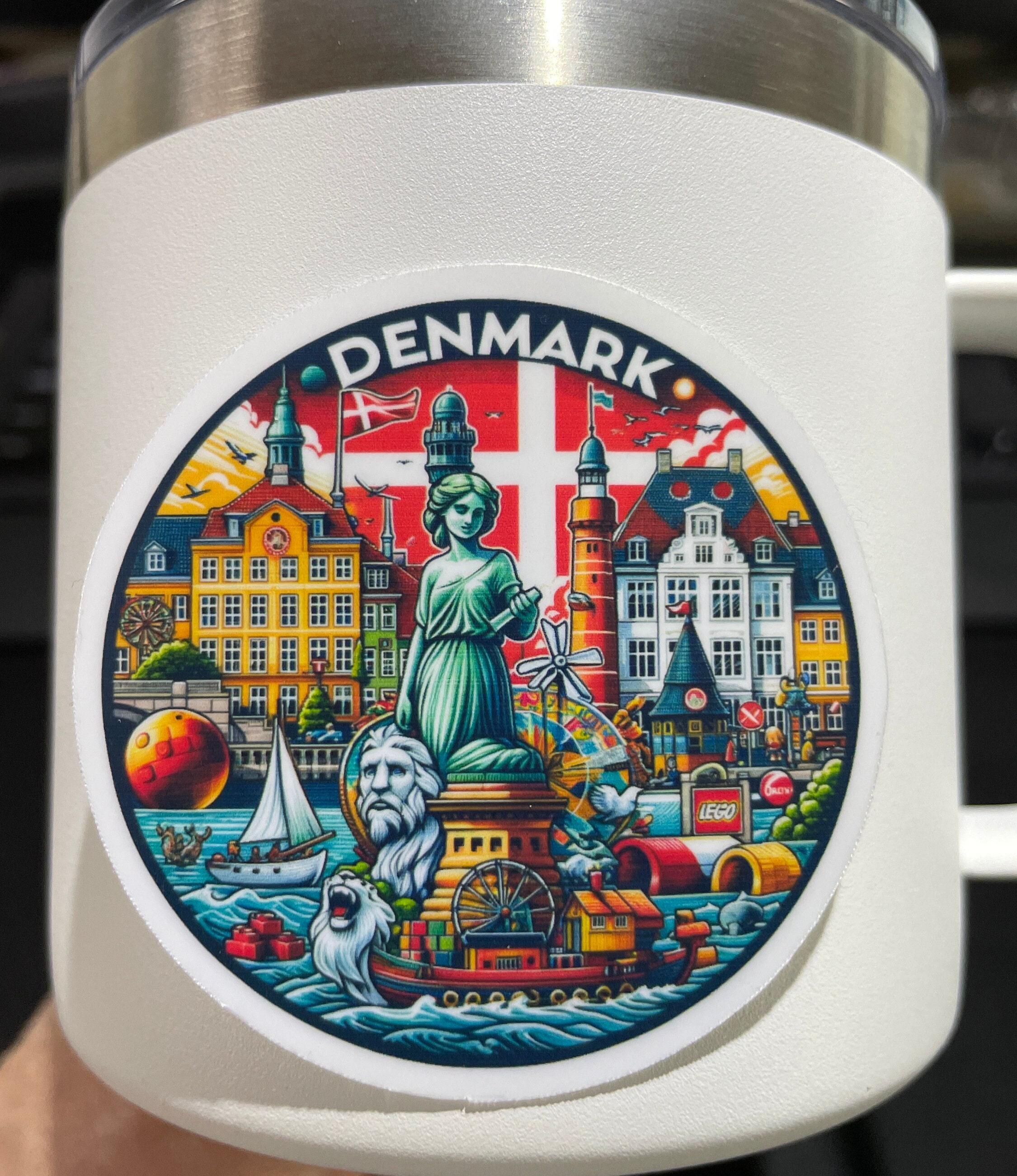 Denmark Meme Sticker Denmark Travel Sticker, Weatherproof Vinyl Decal - Etsy