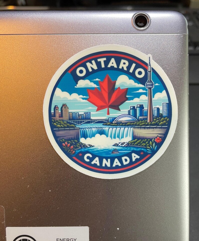 Ontario, Canada, Stickers, Weatherproof Sticker, Travel Journal ...