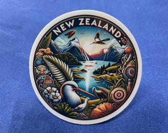 New Zealand - Passport Stamp Decal - Etsy