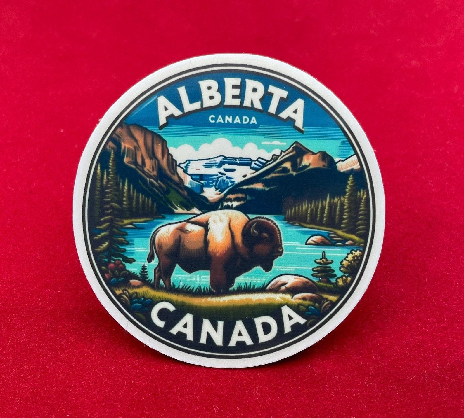 Alberta, Canada, Stickers, Weatherproof Sticker, Travel Journal ...