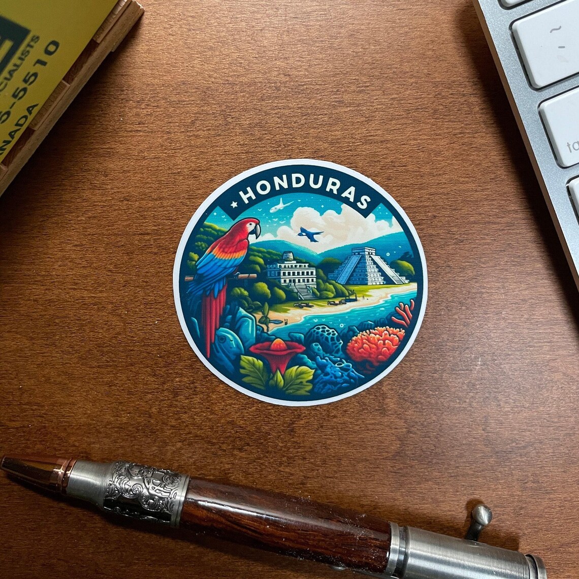 Honduras, Stickers, Weatherproof Sticker, Travel Journal, Suitcase ...