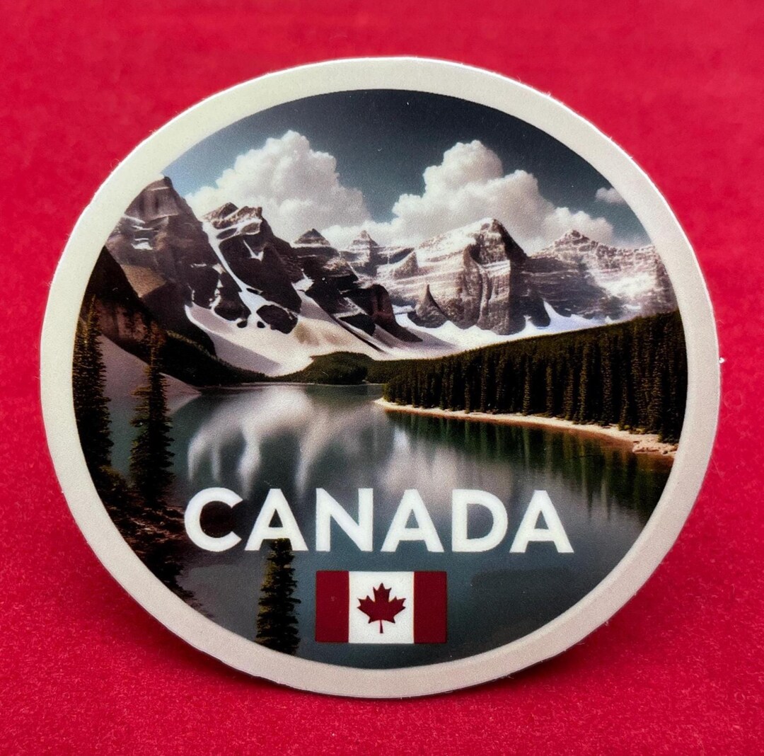 Canada, Stickers, Weatherproof Sticker, Travel Journal, Suitcase ...