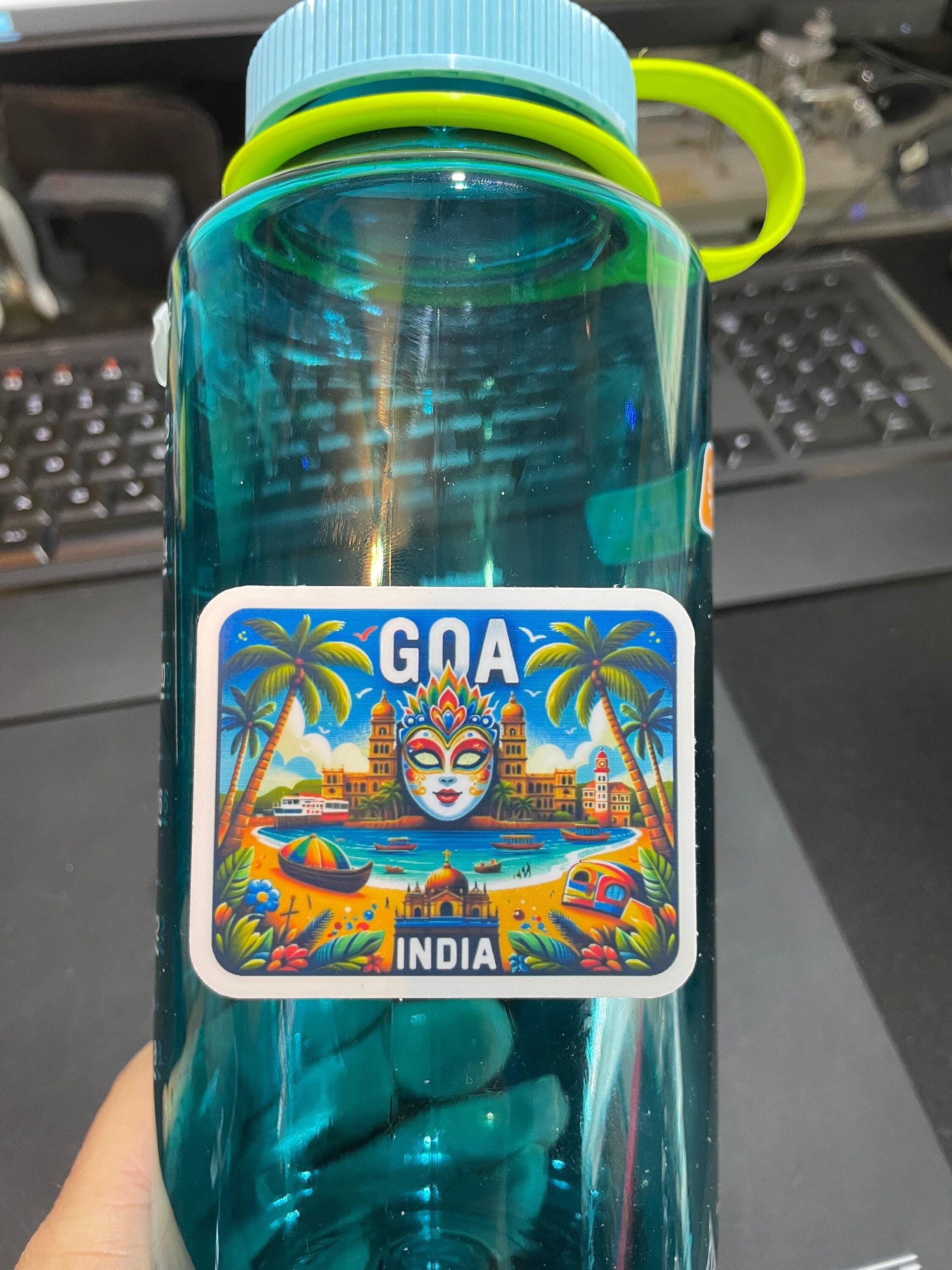 Goa, India, Stickers, Weatherproof Sticker, Travel Journal, Suitcase ...