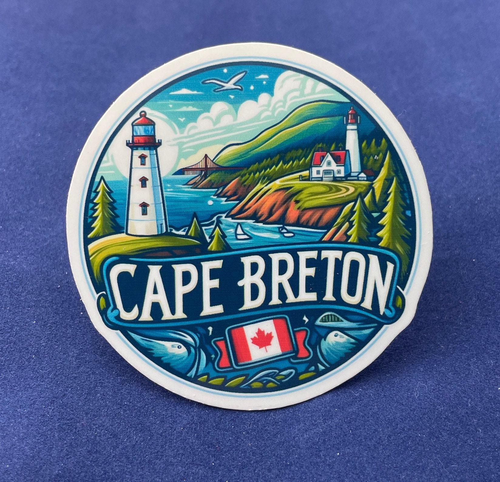 Cape Breton,nova Scotia, Stickers, Weatherproof Sticker, Travel Journal ...