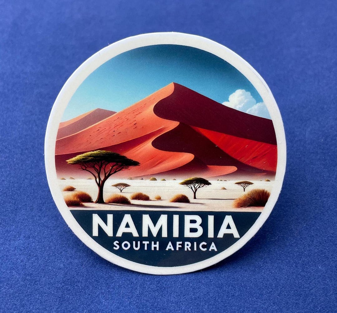 Nimibia Sticker Namibia, South Africa, Weatherproof Sticker, Travel Journal, Suitcase ...