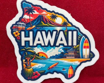 Hawaii Travel Sticker | Waterproof Aloha Decal