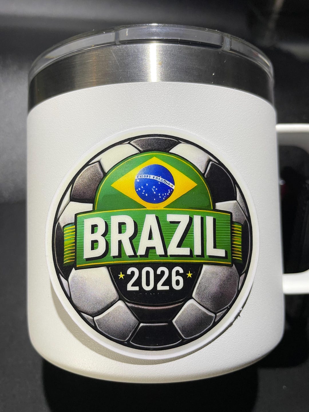 Brazil Soccer Ball Sticker 2026 • National Team Football Decal ...
