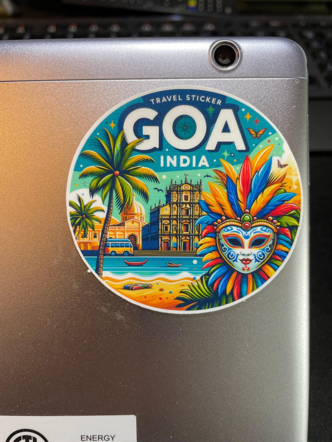 Goa, India, Stickers, Weatherproof Sticker, Travel Journal, Suitcase ...