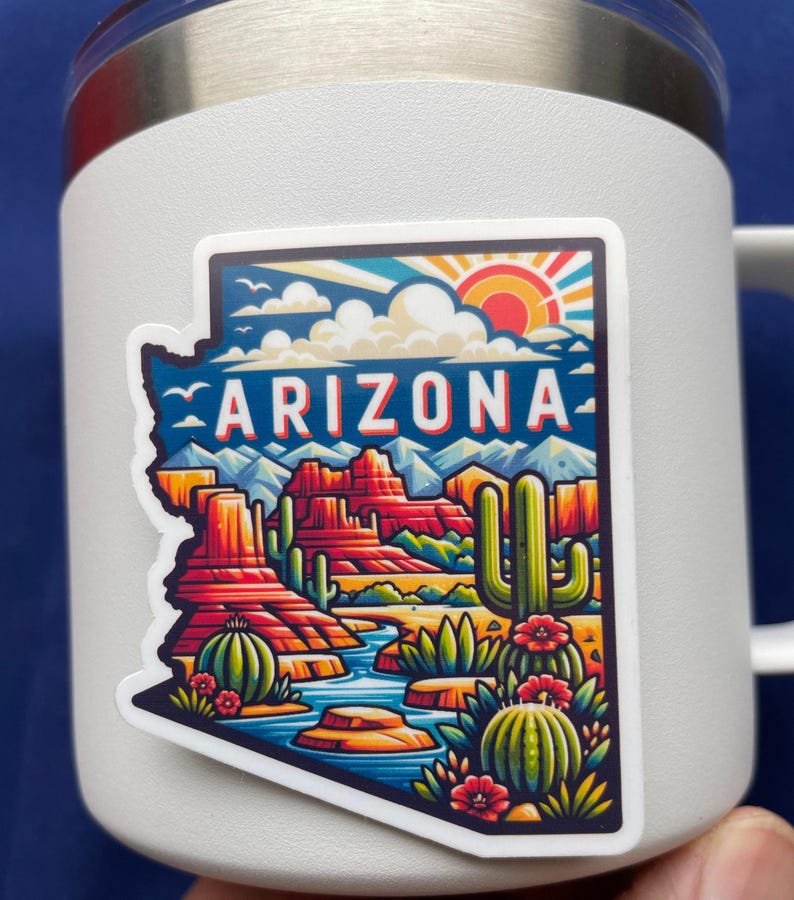 Arizona | Arizona Travel | Travel Decal | Waterproof Sticker | Arizona ...
