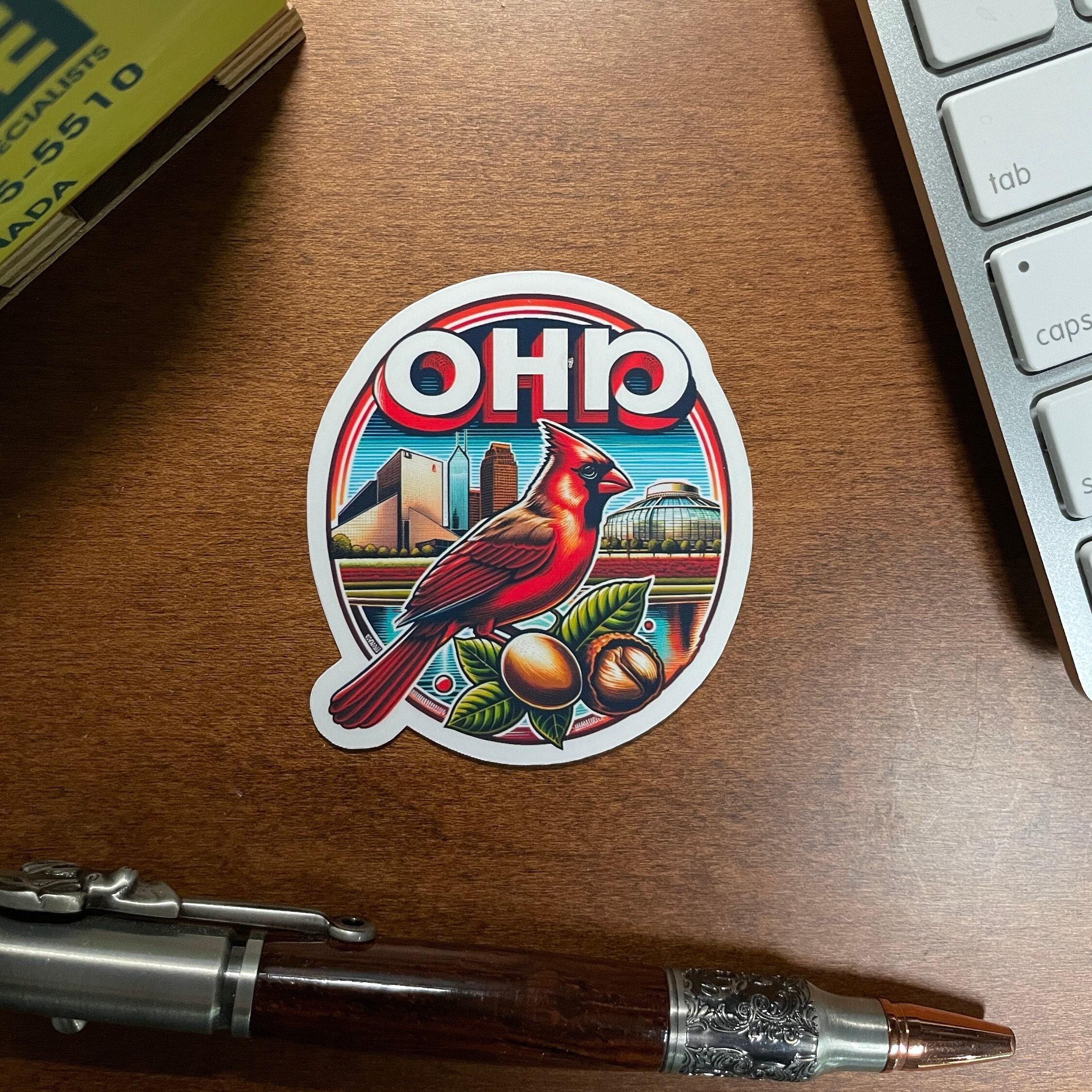 Ohio, Stickers, Weatherproof Sticker, Travel Journal, Suitcase Sticker ...