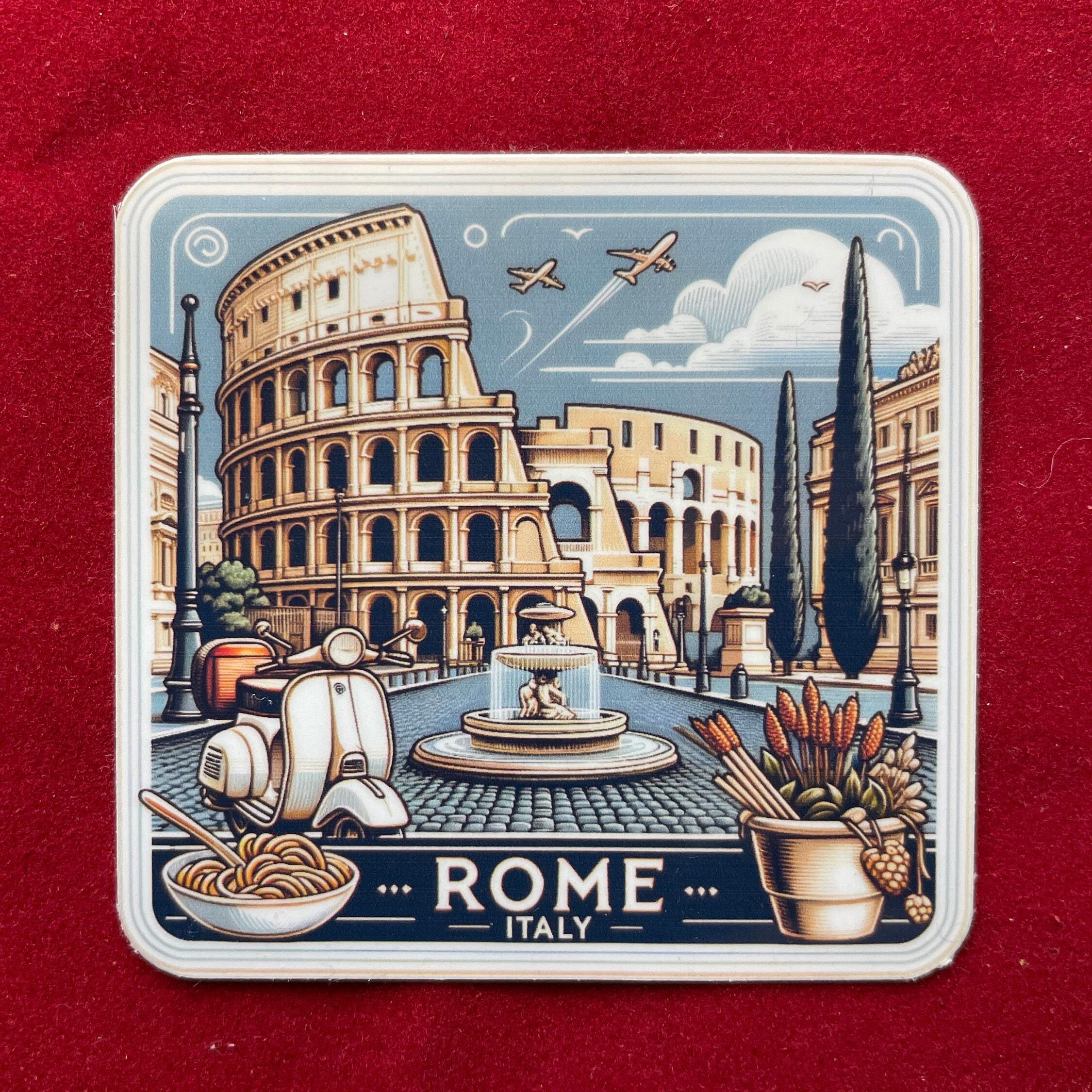Rome Italy | Rome Italy Travel | Rome Sticker | Waterproof Sticker ...